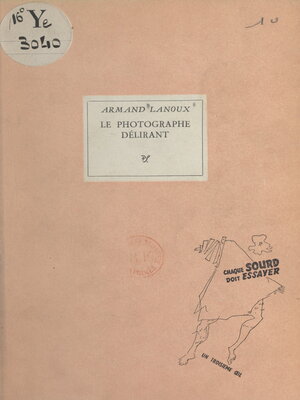 cover image of Le photographe délirant